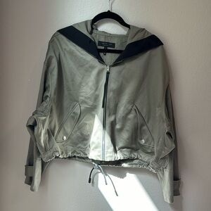 Rag & Bone Olive Hooded Jacket